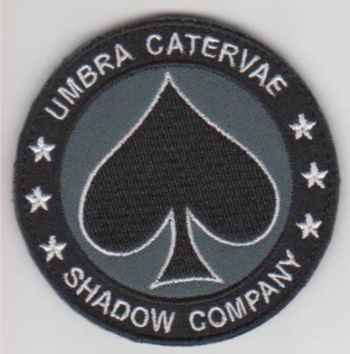 CALL OF DUTY. SHADOW COMPANY PATCH BLACK SPADES. NEW