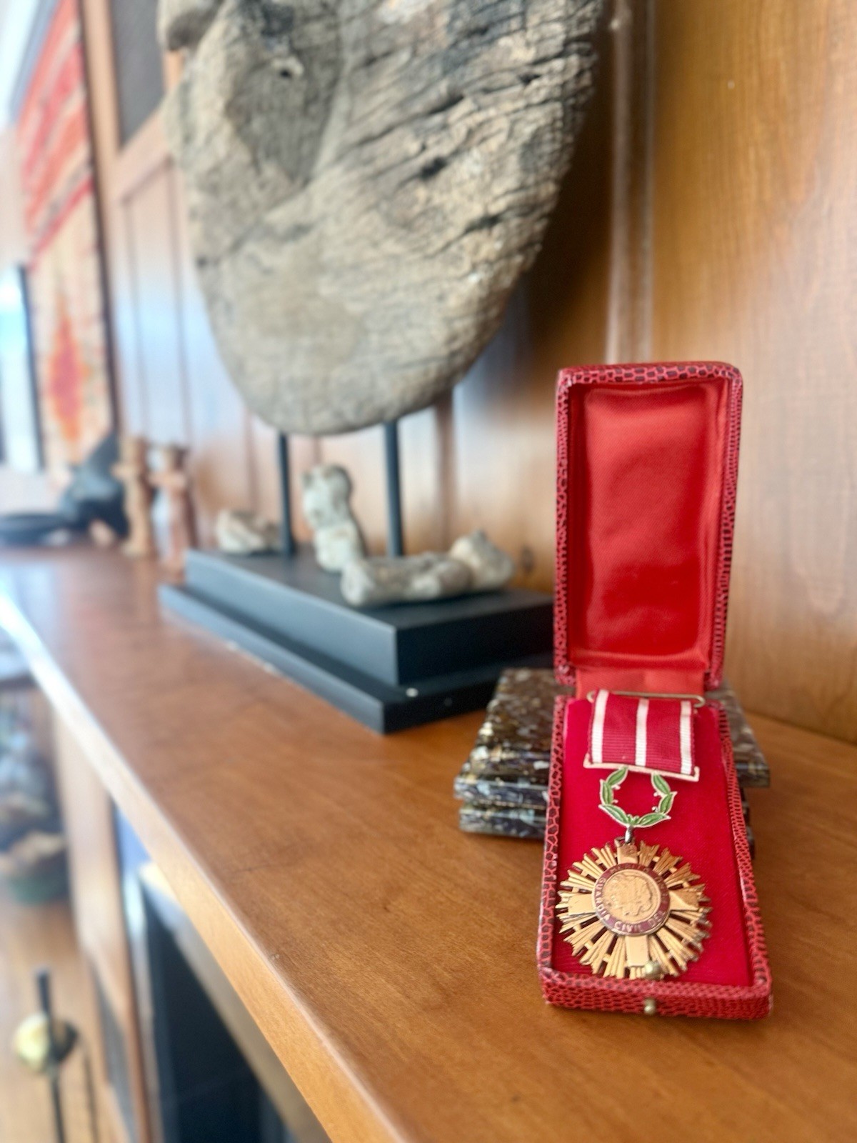 Rare Peru - Medal - Order of Merit of the Civil Guard - Officer Breast  Badge