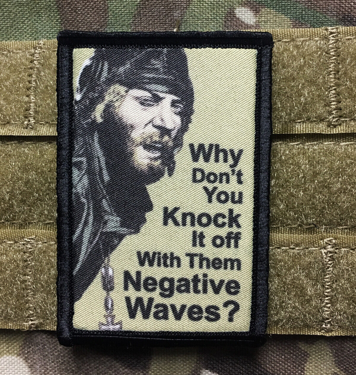 Kelly's Heroes Morale Patch Tactical Military Army Flag Badge Hook USA