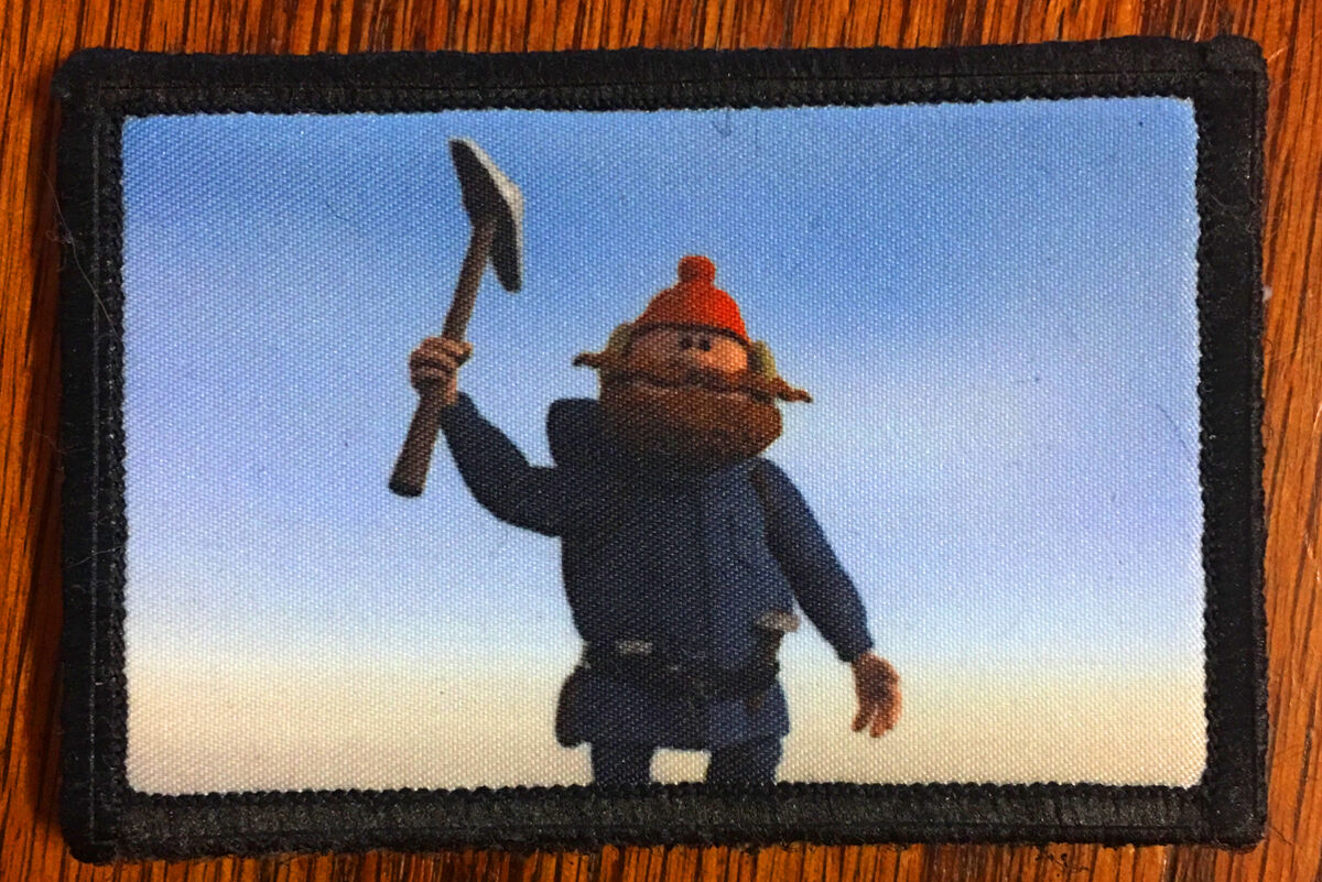Yukon Cornelius Morale Patch Military Funny Tactical Army Flag USA Badge Hook 