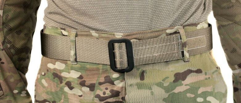 Raine Tactical Gear Military Rigger Belt Sand  Size Medium  Made in U.S.A.