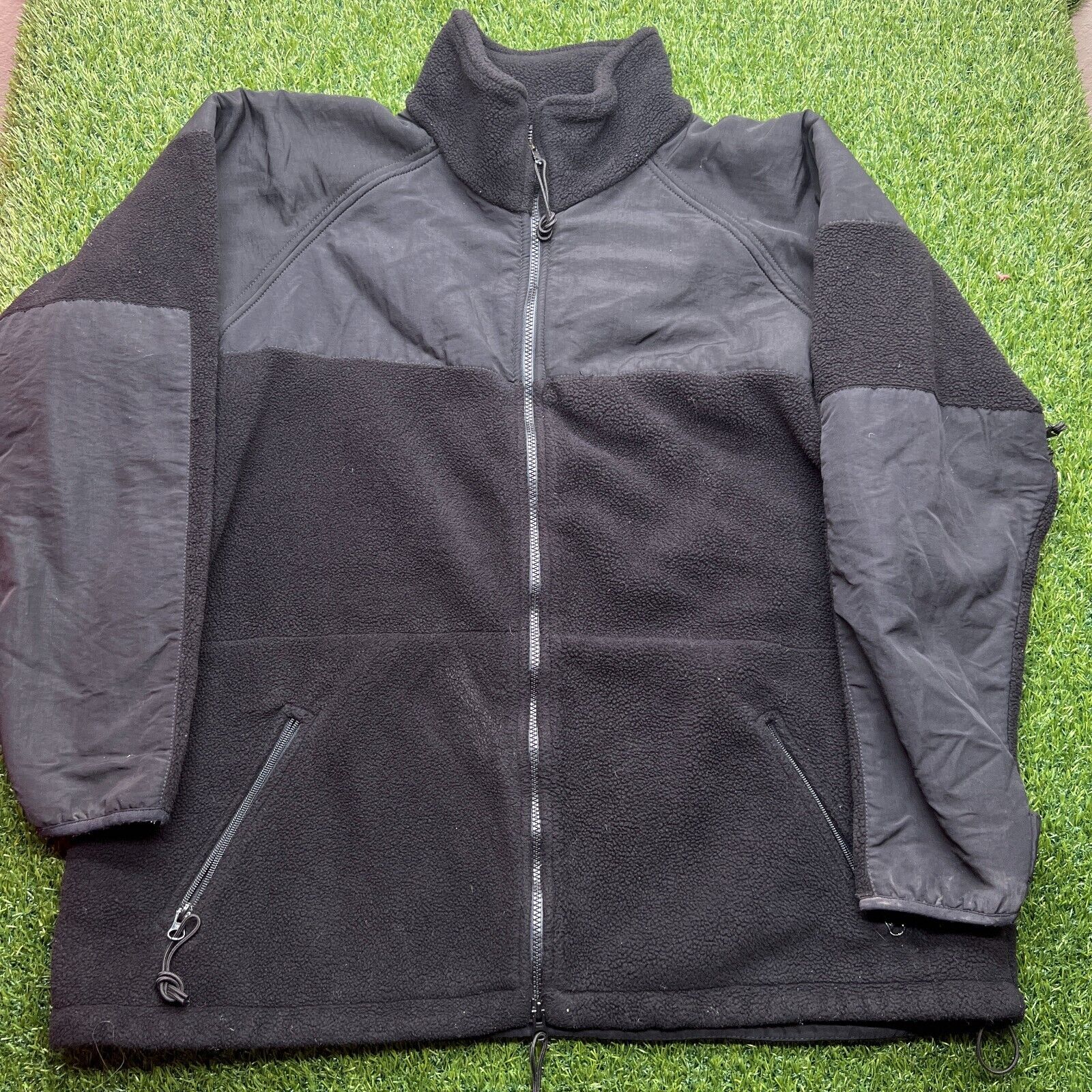 US Military Peckham Cold Weather Synthetic Fleece Jacket Black USA XL