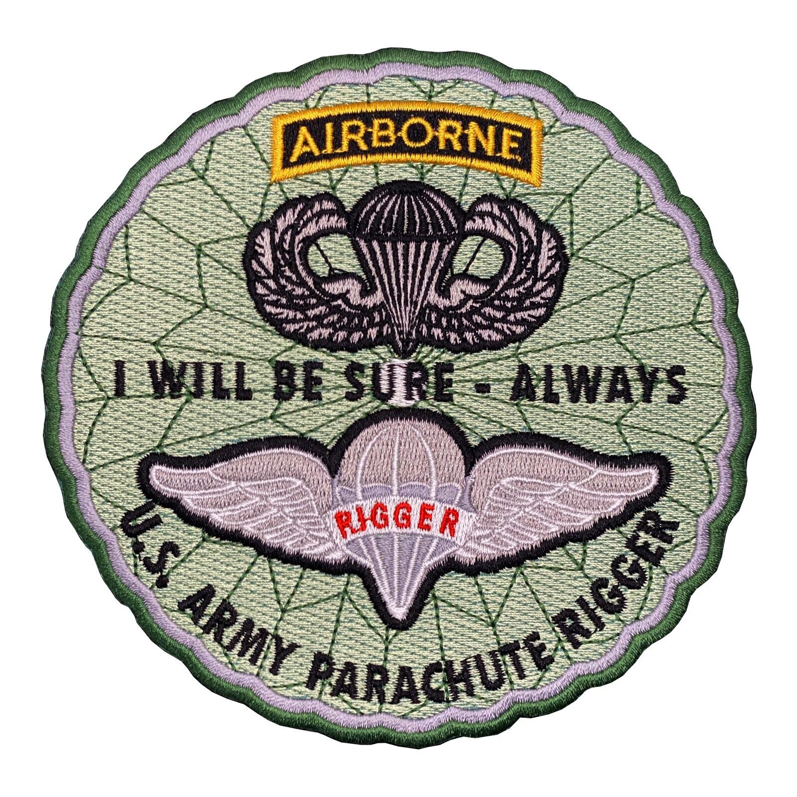 US Army Parachute Rigger Embroidered Patch - 5\