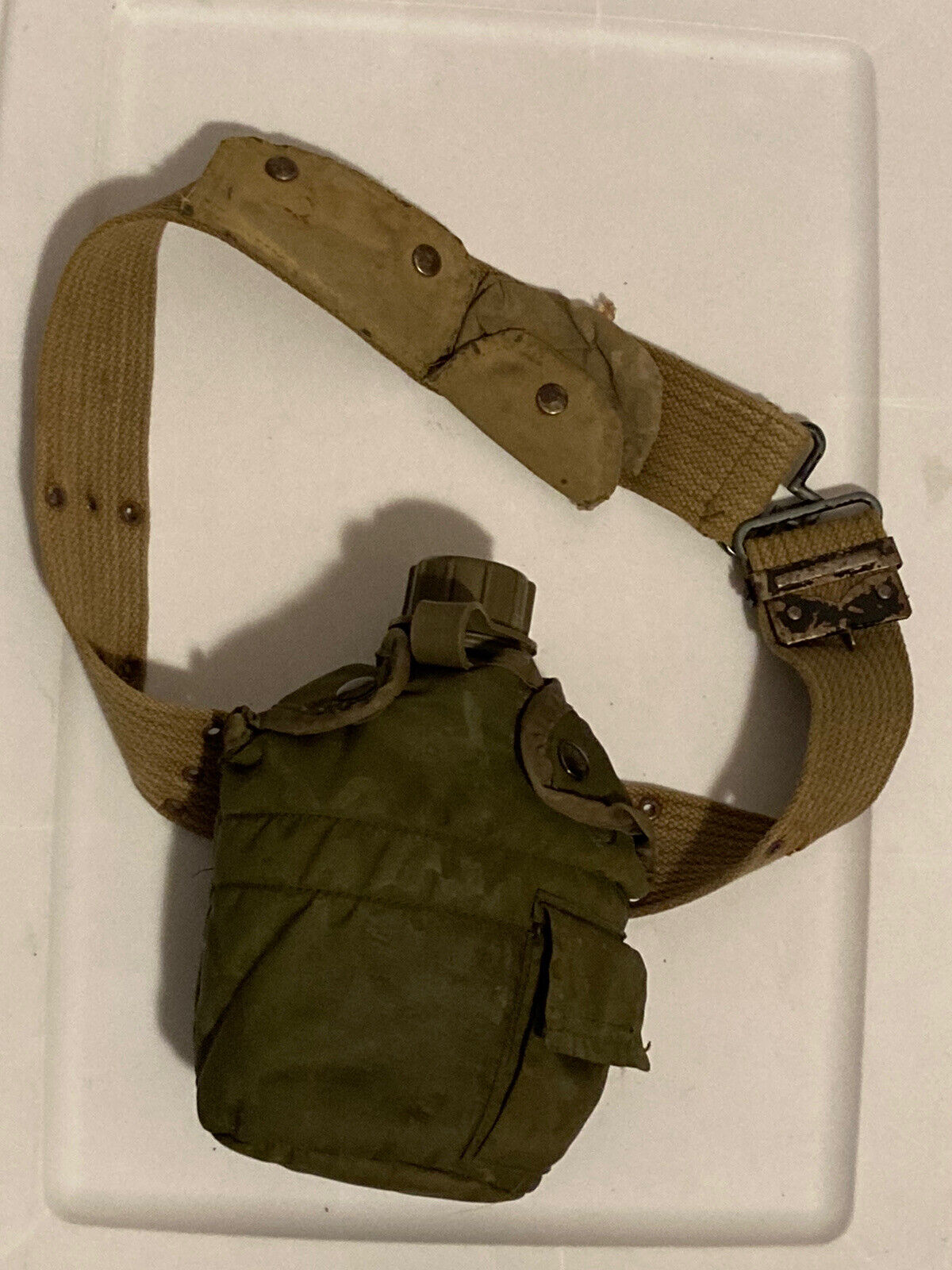 Vintage US Army Canteen and Utility Web Belt