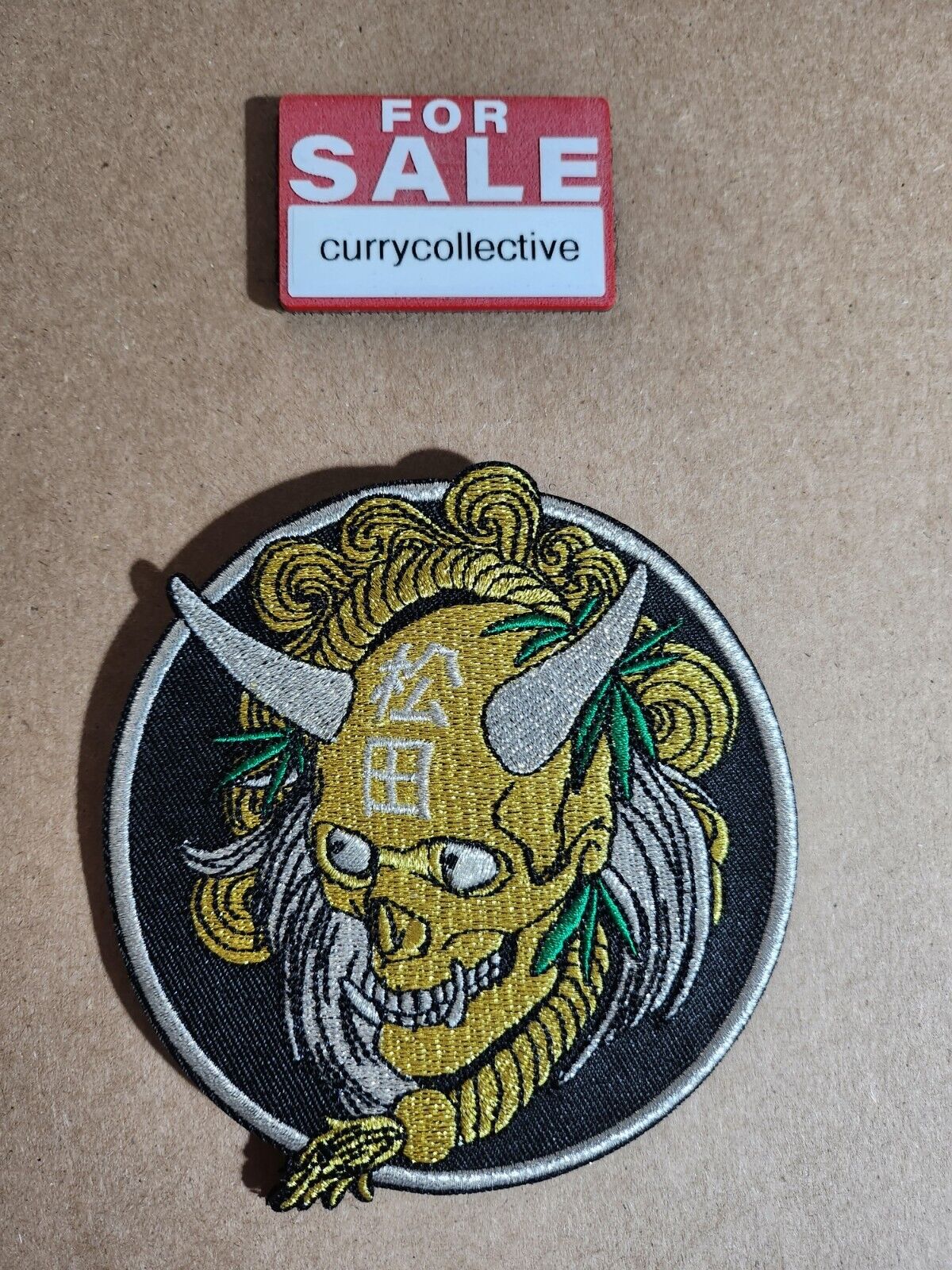 Gold ONI x Dan Matsuda Morale Patch Carryology (Ultra Rare/Sold Out) NWOT