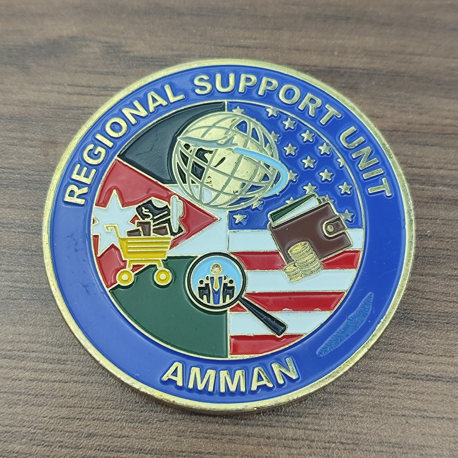 US Department of State Regional Support Unit Amman Challenge Coin
