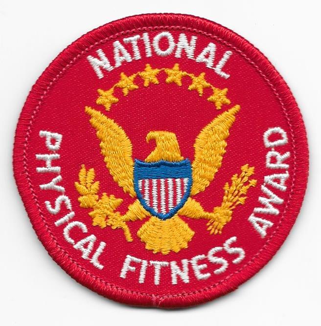 National Physical Fitness Award Patch Army JROTC United States Military