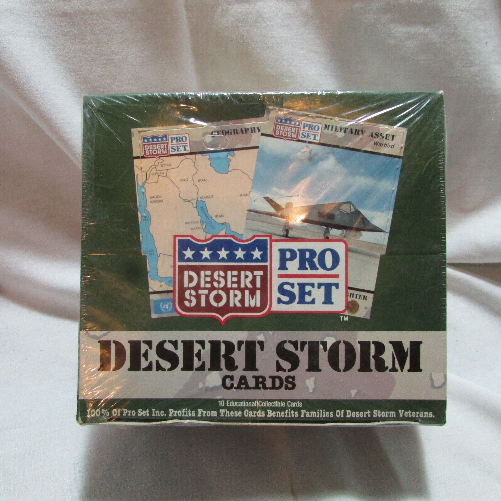 Vintage Collectible 1990s Desert Storm Pro Set Boxed Cards, NIB, Sealed
