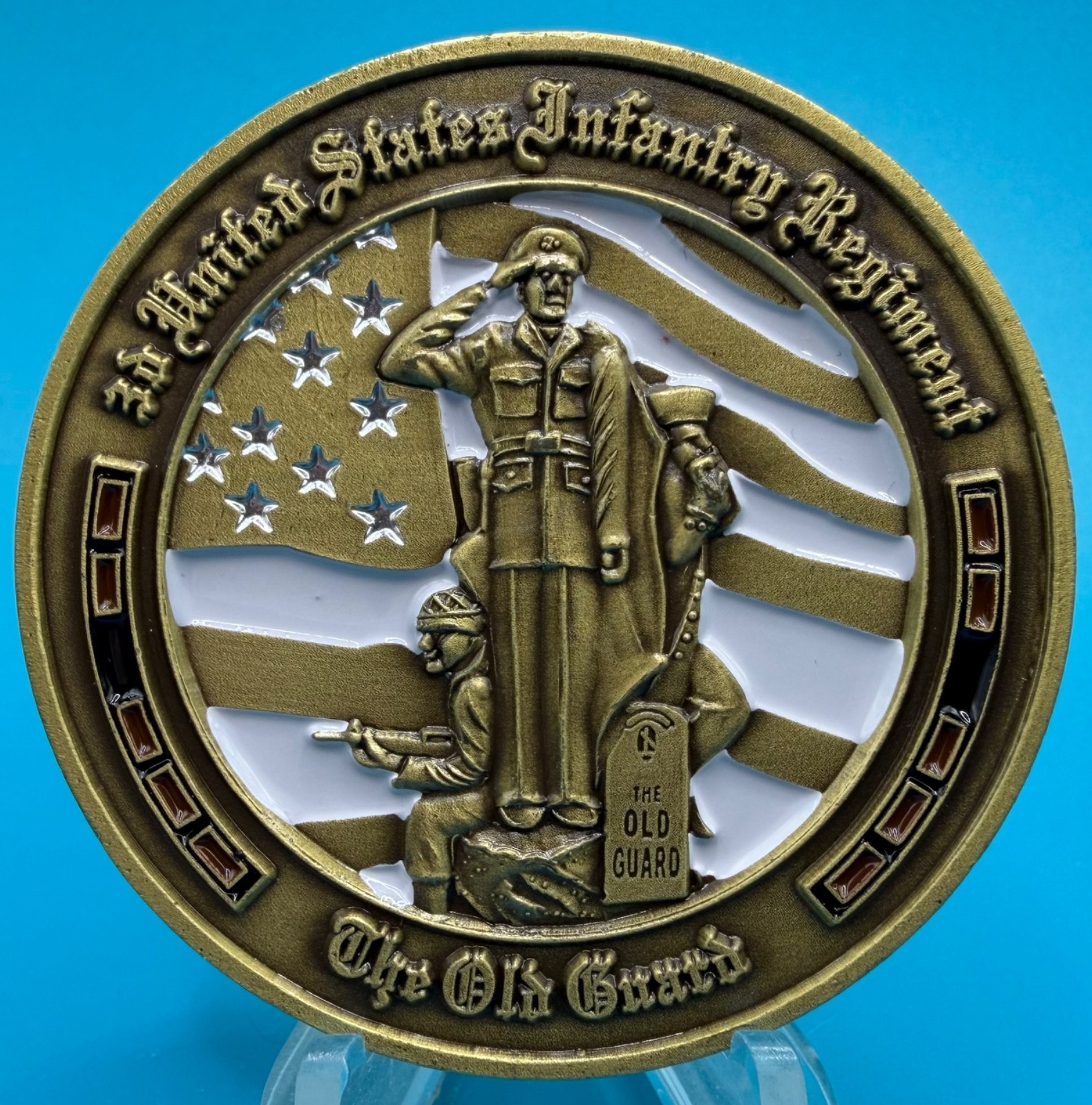 3rd U.S Infantry Regiment The Old Guard Honor Guard Real Military Challenge Coin