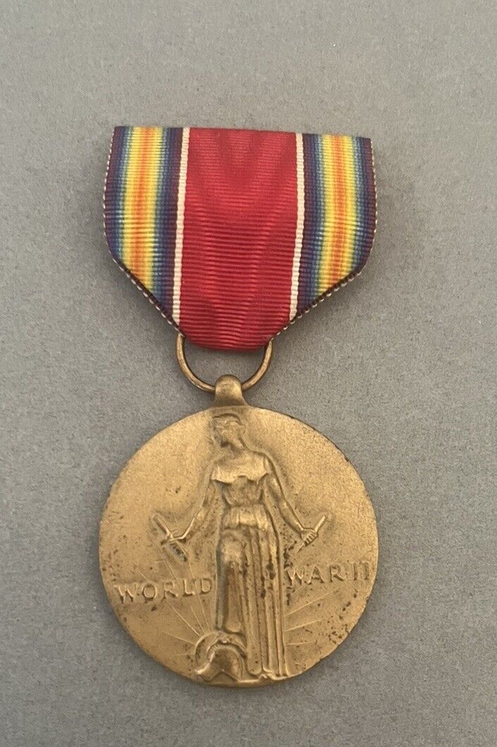 WWII Freedom From Fear and Want Medal Pendant Ribbon 1941-1945