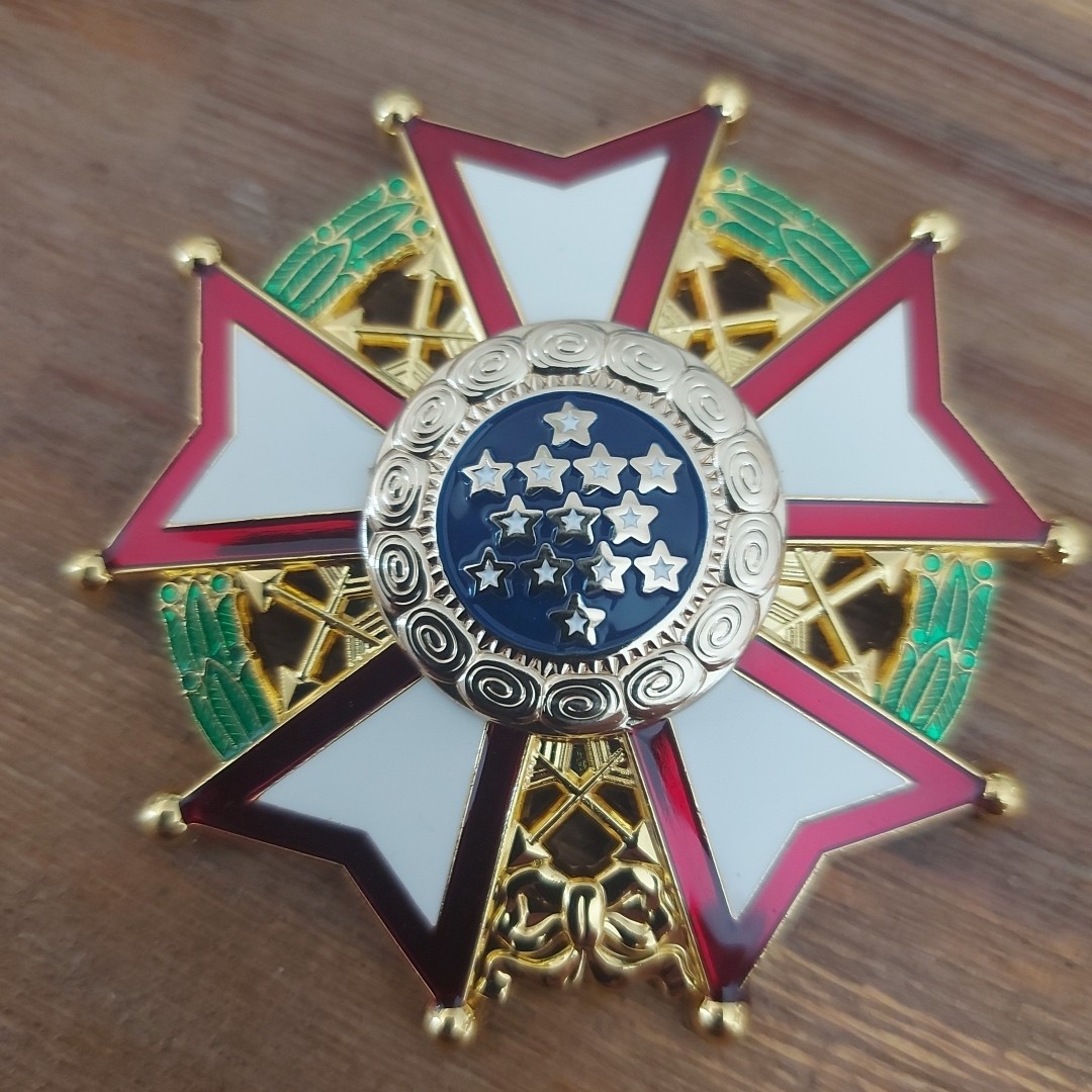  Order Of Legion Of Merit -Commander- Breast Badge Medal Star Cross Army-Replica