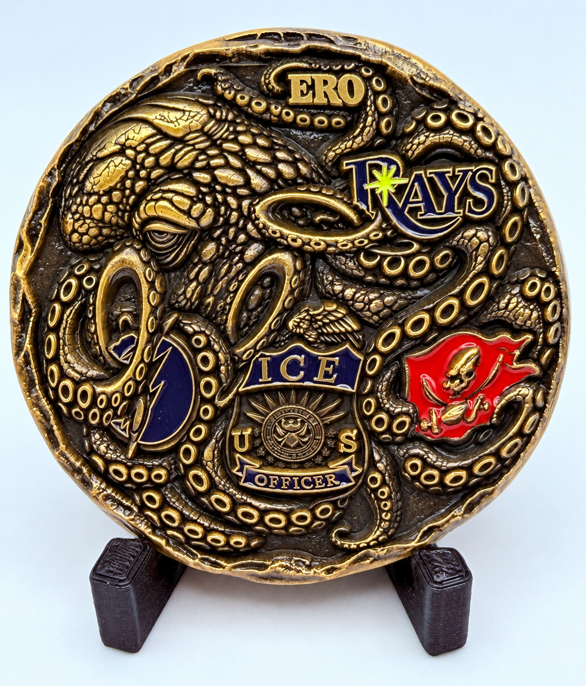 🔥 Sought After - ICE ERO Tampa Bay Sports & Fugitive Operations (Gold)
