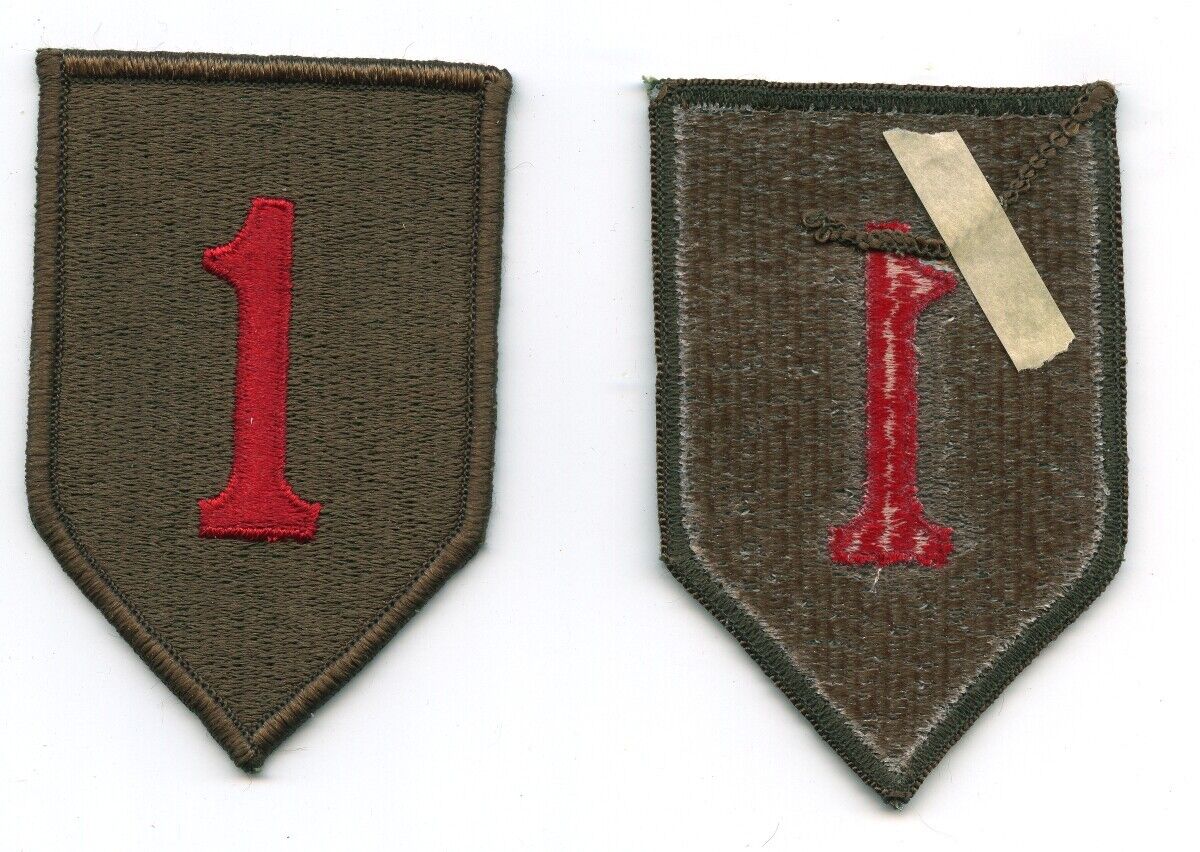 1st Infantry Division embroidered patch US Army \