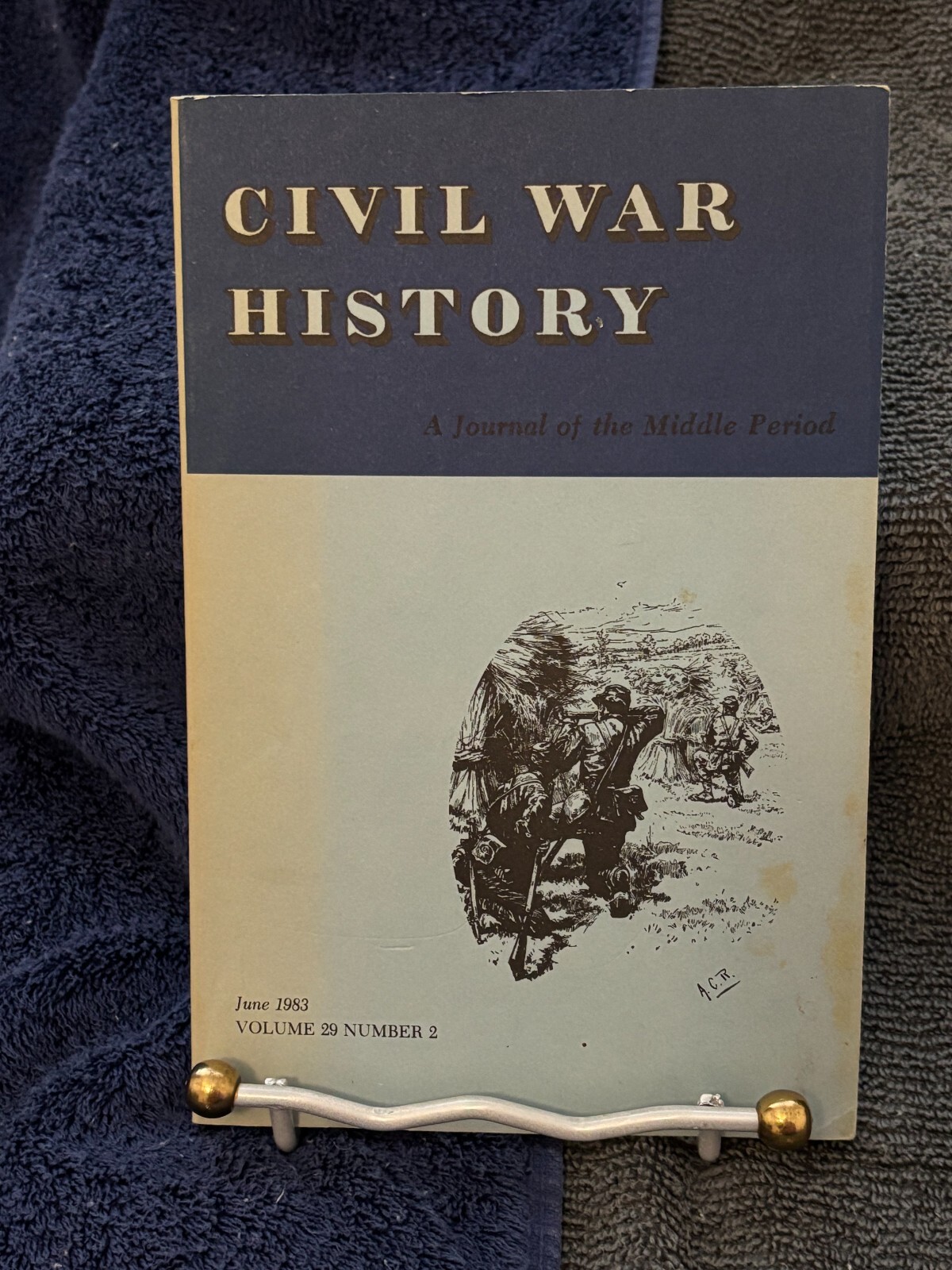 CIVIL WAR HISTORY, ILLUSTRATED COVER, JUNE 1983.
