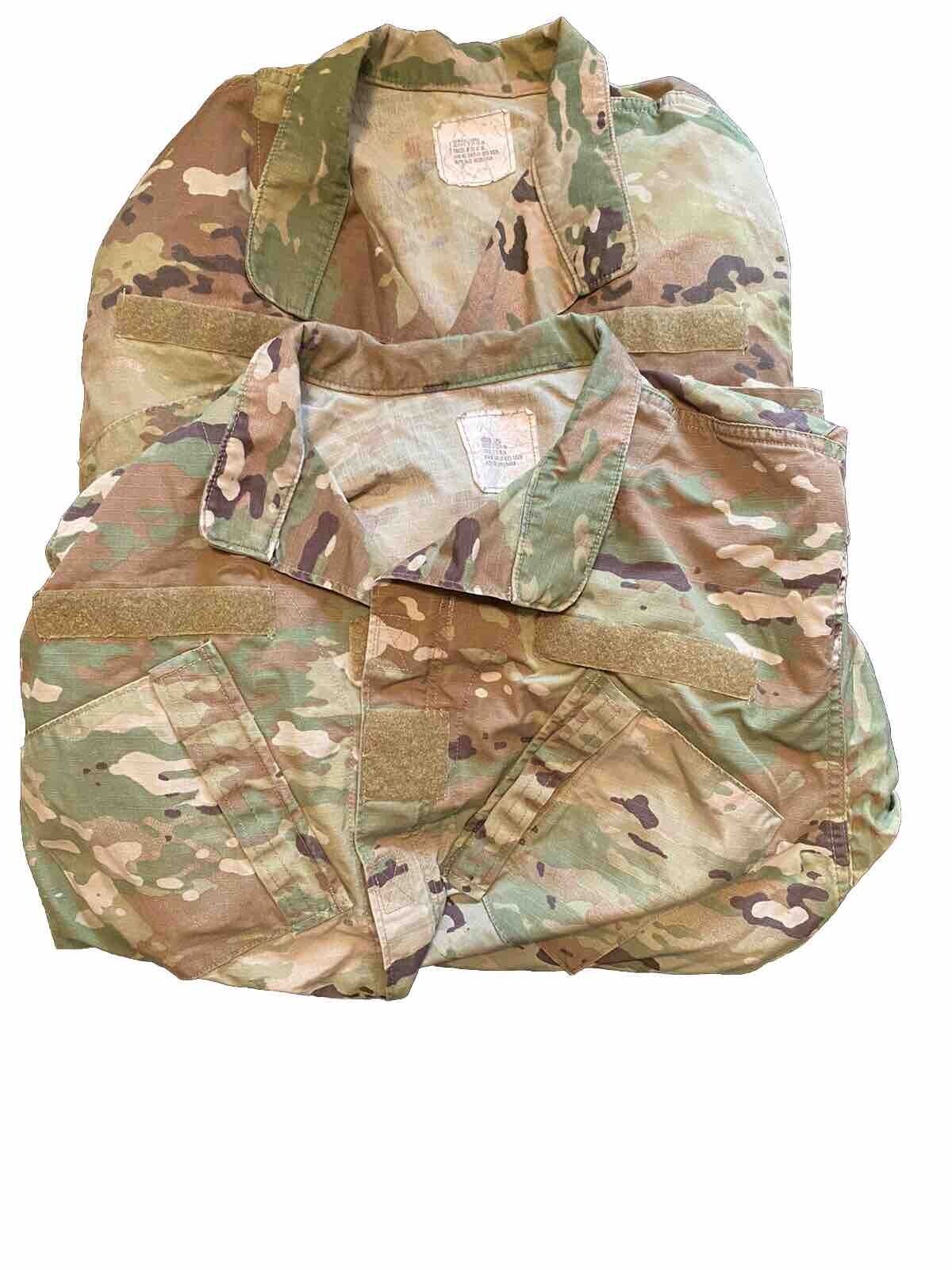 US Army OCP Uniform Top Jacket Size Medium Long Pack Of 2 (2)