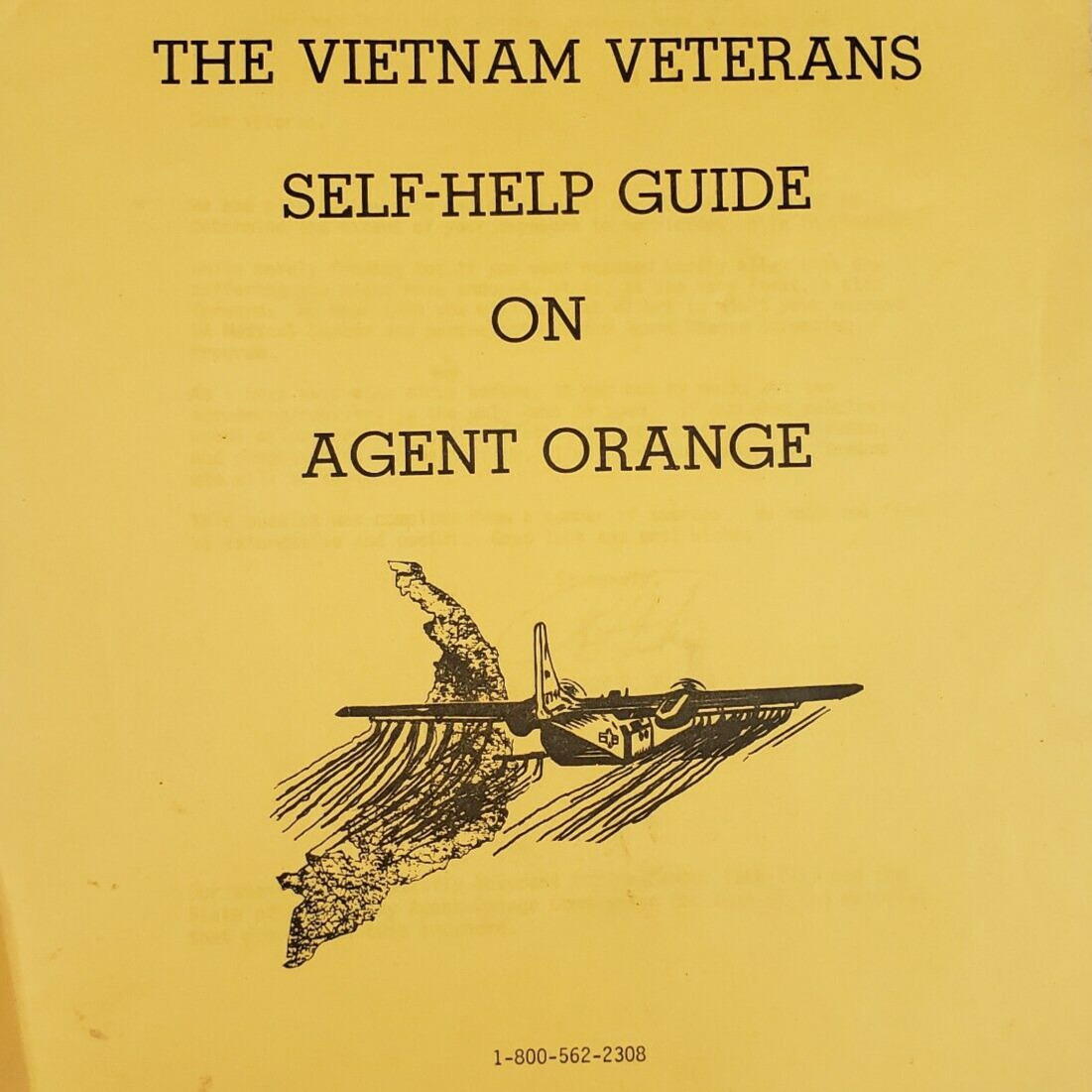 Vietnam Veterans Self-Help Guide on Agent Orange Brochure c1980 Affairs Book T17
