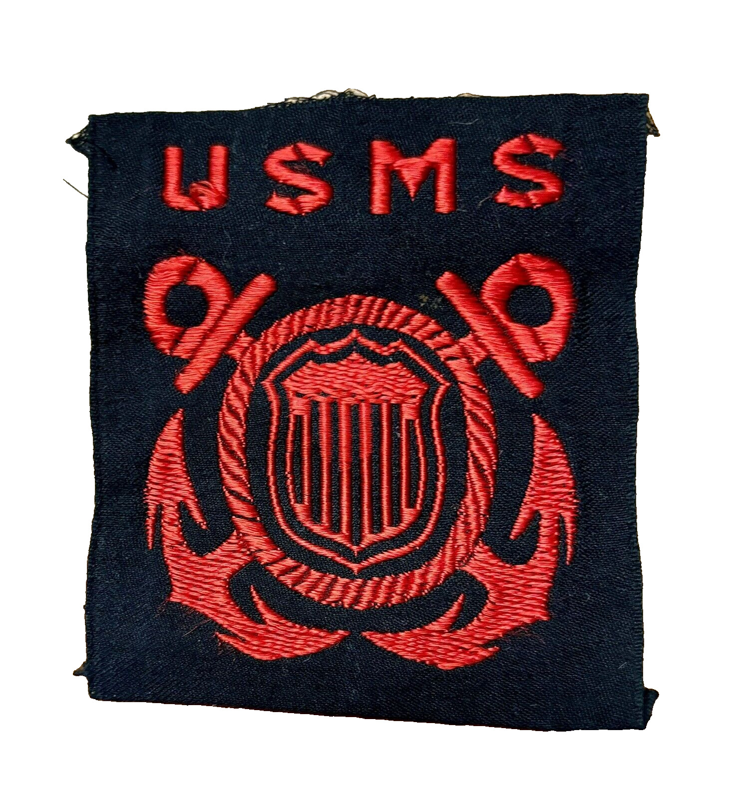 Vintage WW2 Original USMS United States Maritime Service Patch