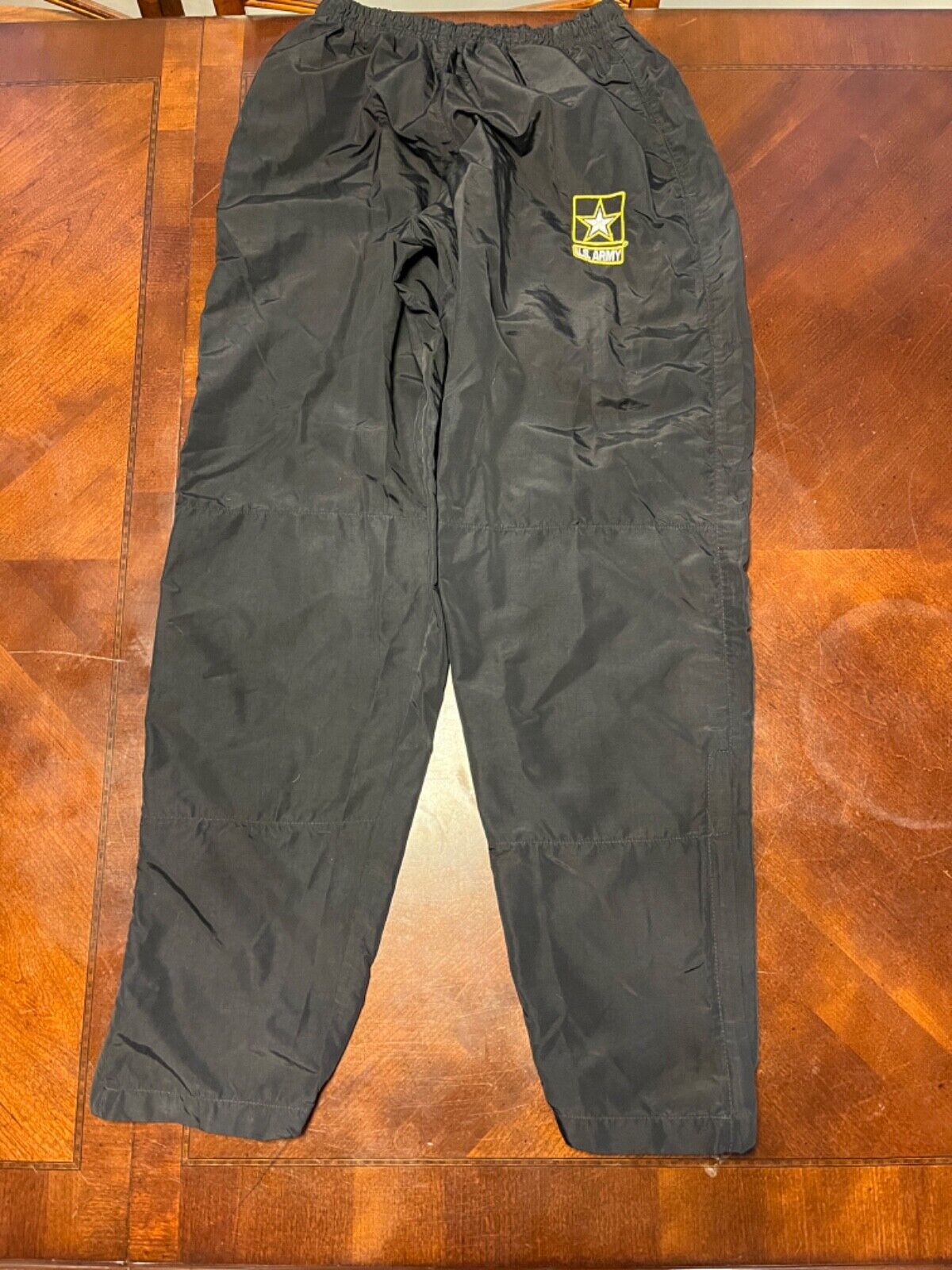 SMALL REGULAR - US APFU Pants Army Black Gold PT Unisex Trousers