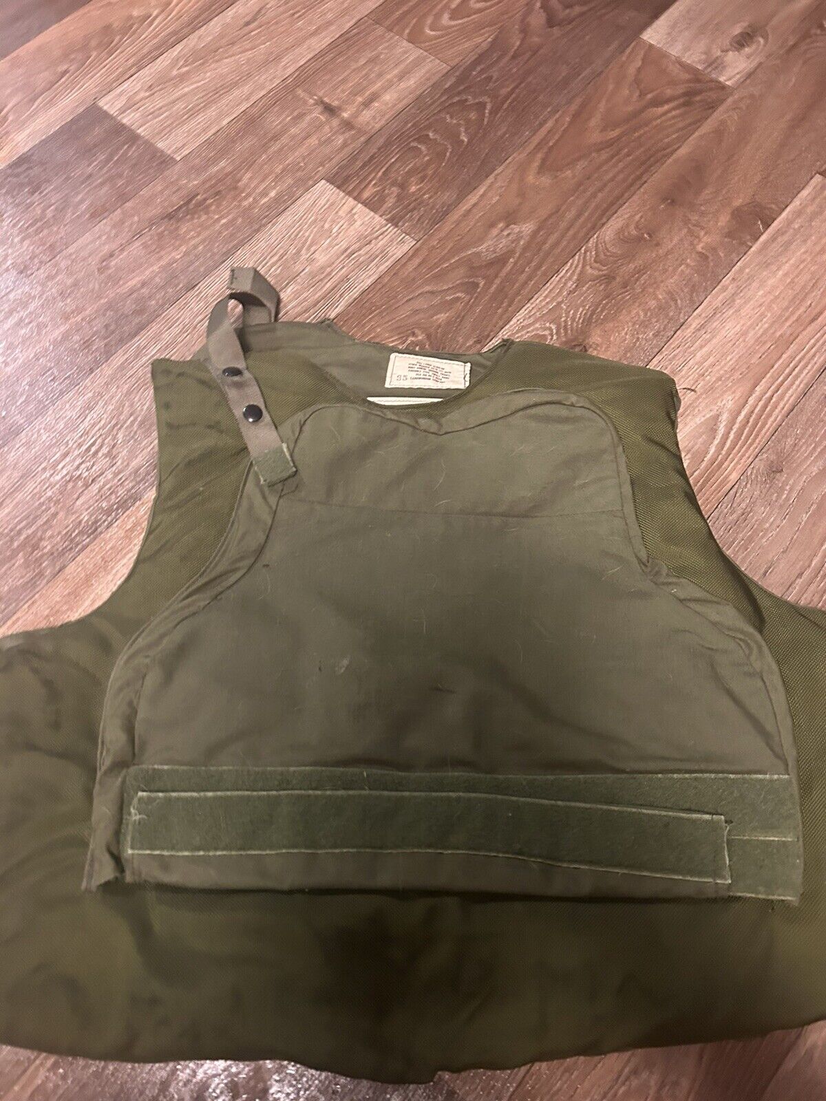 vietnam era variable body armor with plates UNISSUED