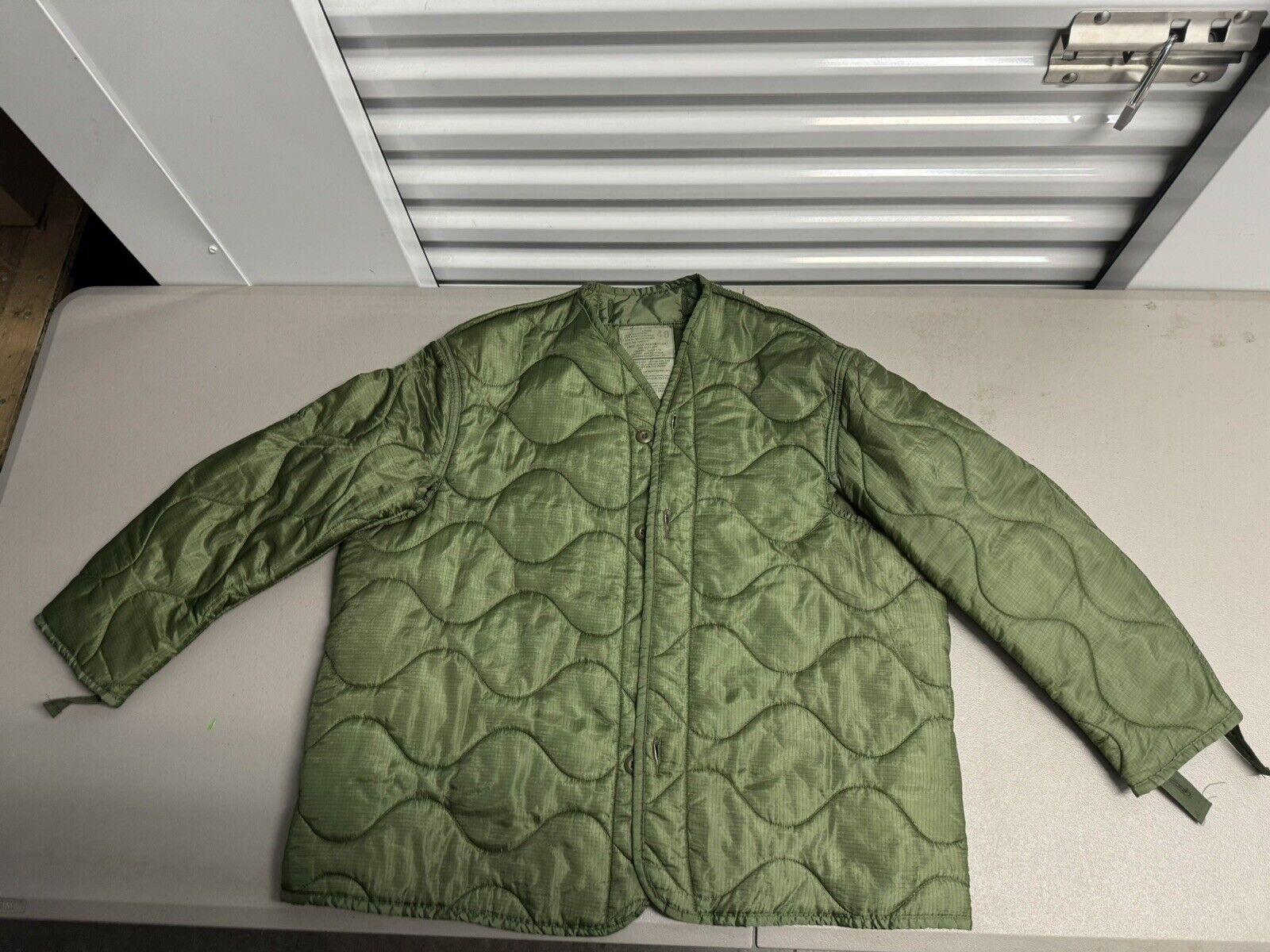 USGI Large Cold Weather Coat Liner “Smokers Jacket” OD Green