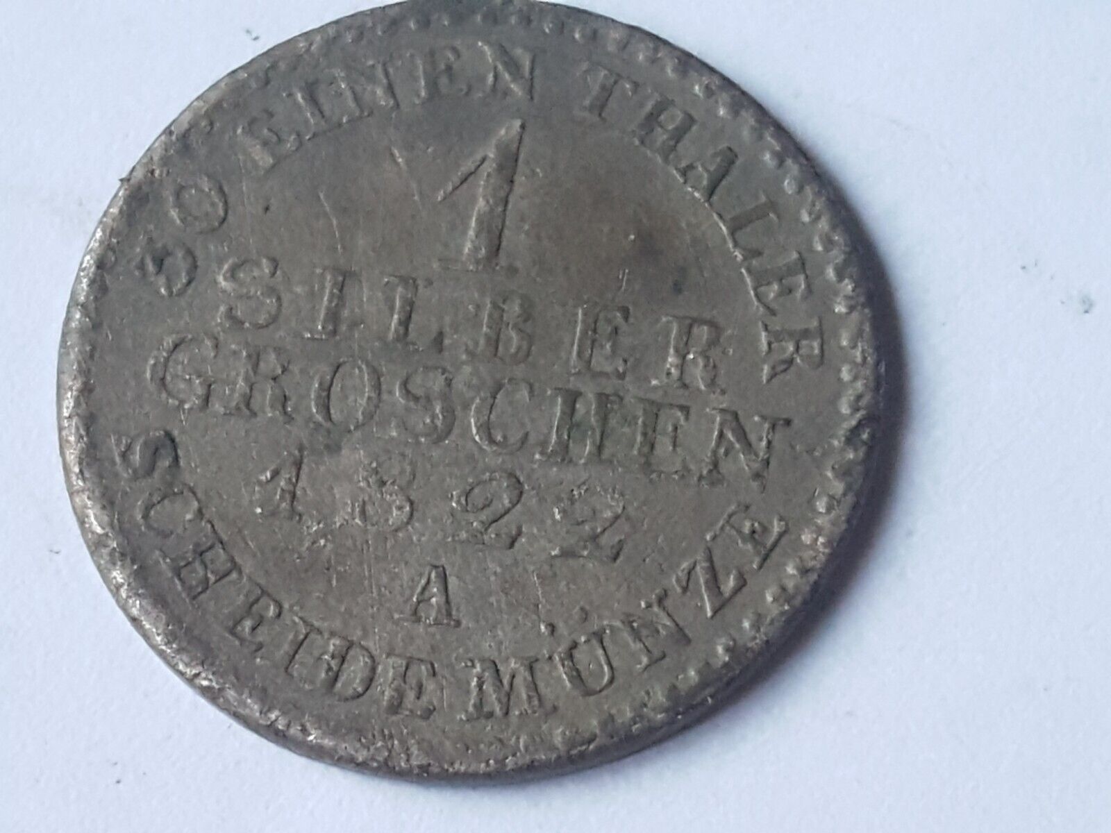 Prussia 1 Silber Groschen 1822 A Friedrich Wilhelm III COIN 2pcs.