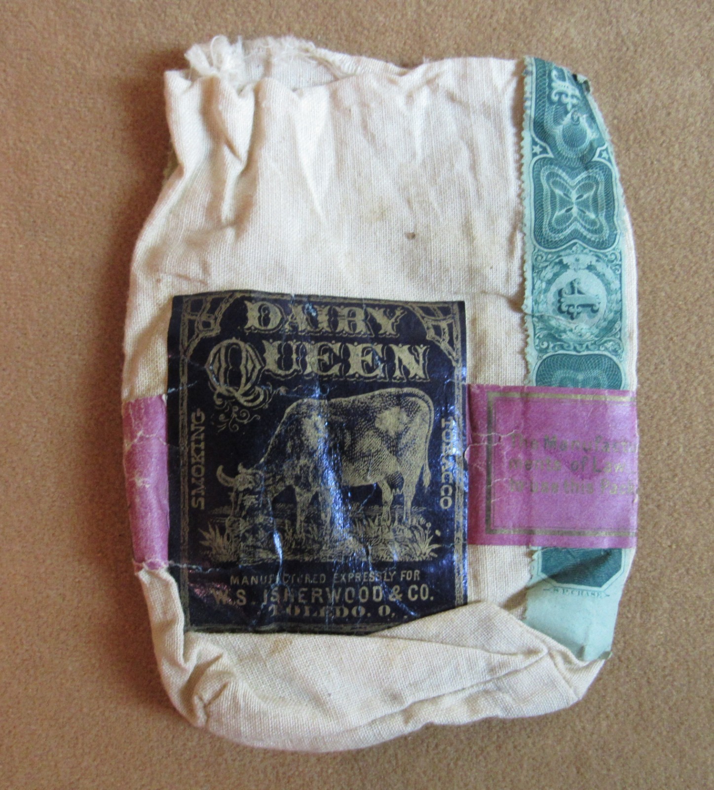 Indian Wars 1875 Sack Pouch Pipe Tobacco Custer ~ Little Bighorn Era 1870s