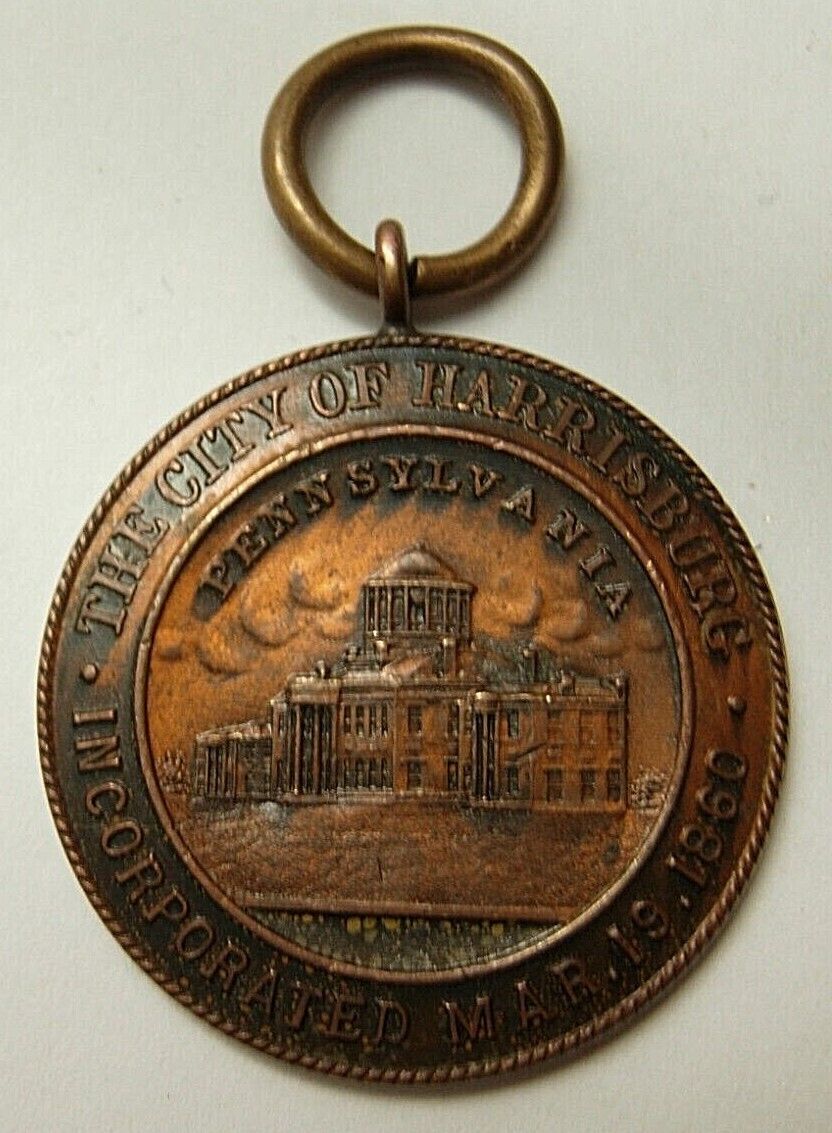 WW1 Harrisburg, Pennsylvania Medal Planchet and Ring