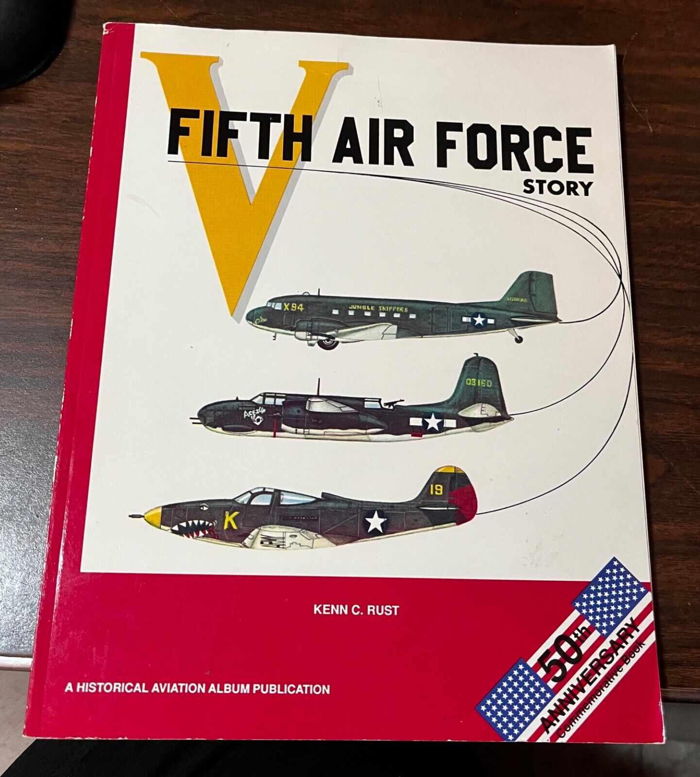 Fifth Air Force Story A20 P39 P38 B25 UNIT HISTORY NOSEART Rust FREE USA SHIP