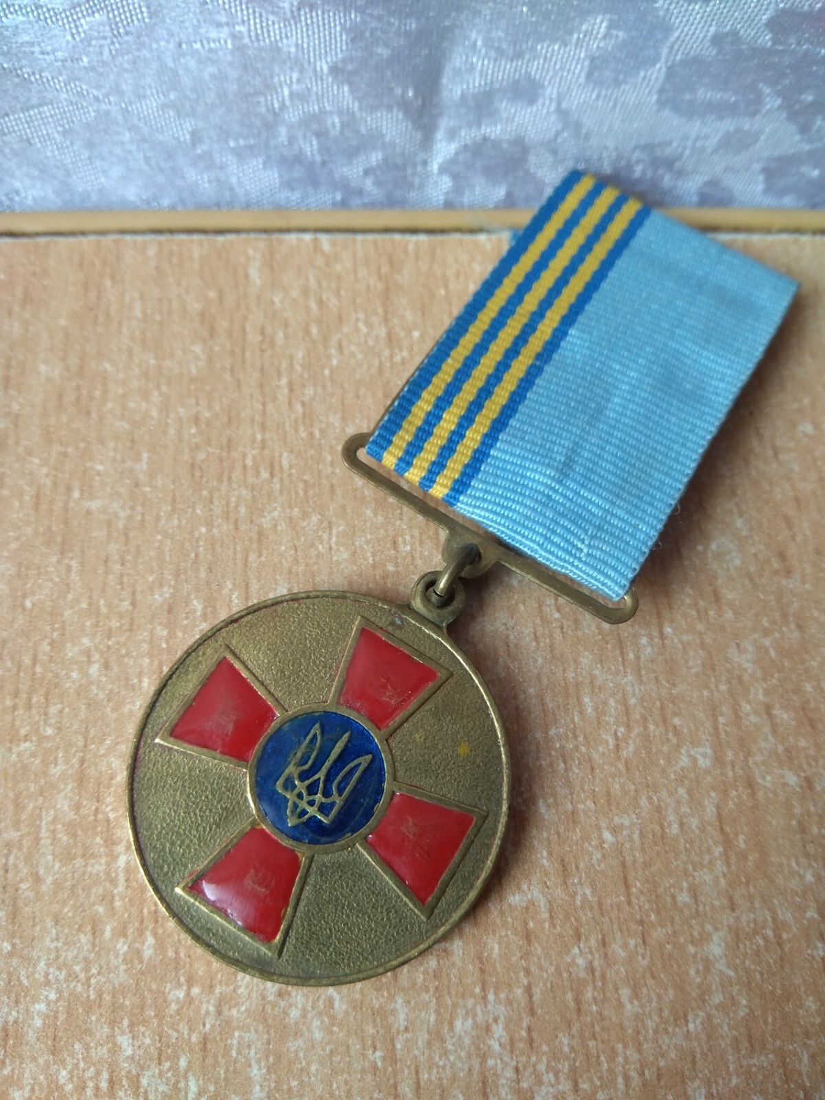 RARE ICON BADGE Military Ukraine award Medal  10 years of conscientious service
