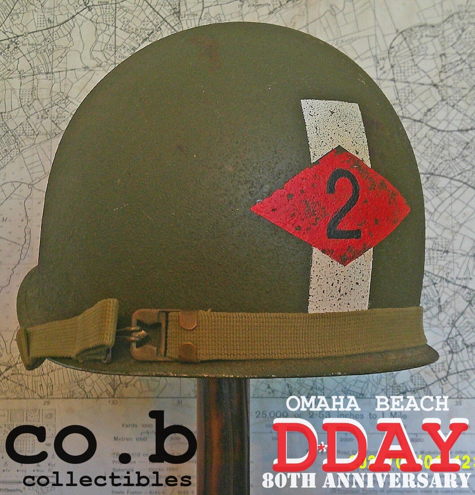 WWII M1 FIXED BAIL Helmet 2nd RANGERS Captain w/RARE WWII SEAMON Liner DDAY