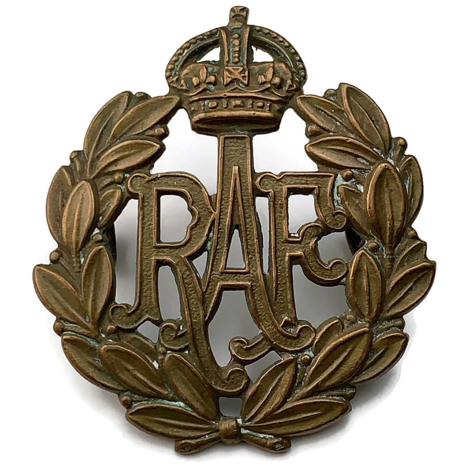Original WW1 Royal Air Force RAF Cap Badge