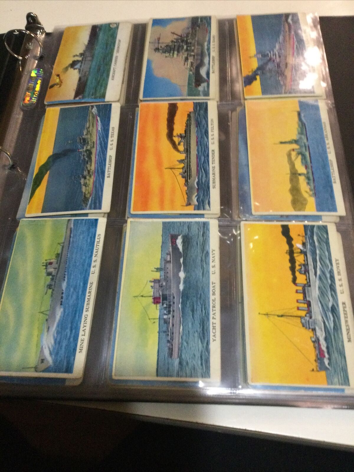 Original (1940’s) World War 2 Trading Cards.  Great Condition Amazing Color.