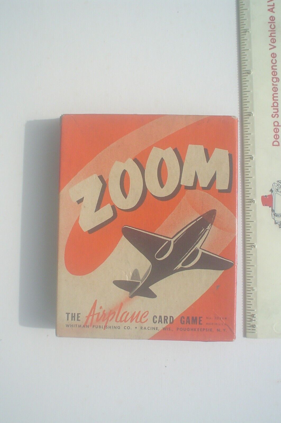 WW II ZOOM - AIRPLANE CARD GAME 1941 COMPLETE 36 cards, BOX, Instruction Sheet