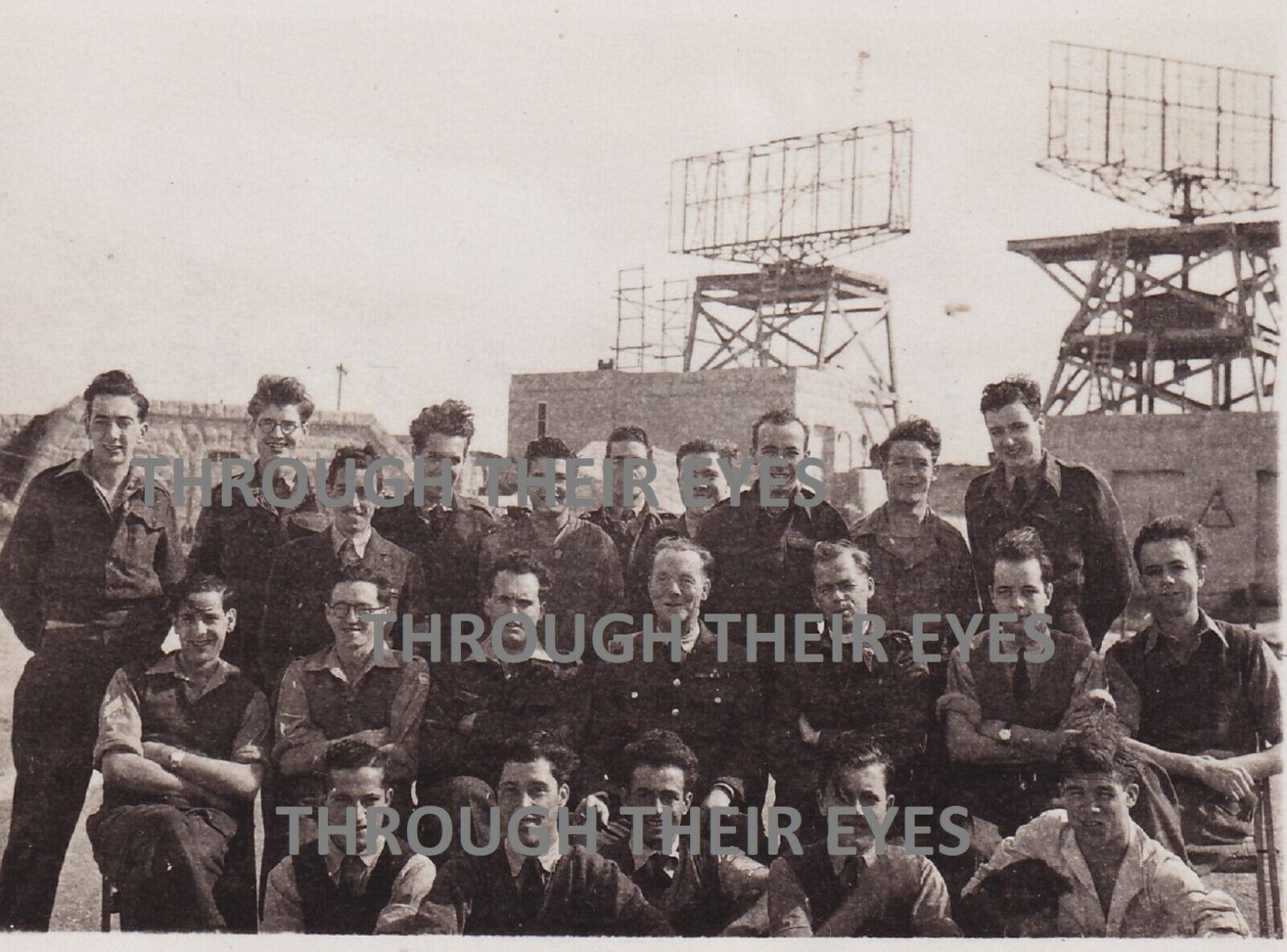 2 Original photos WW2 RAF Ta Silch radar 501 AMES Marsaxlokk Malta RAF Truck 