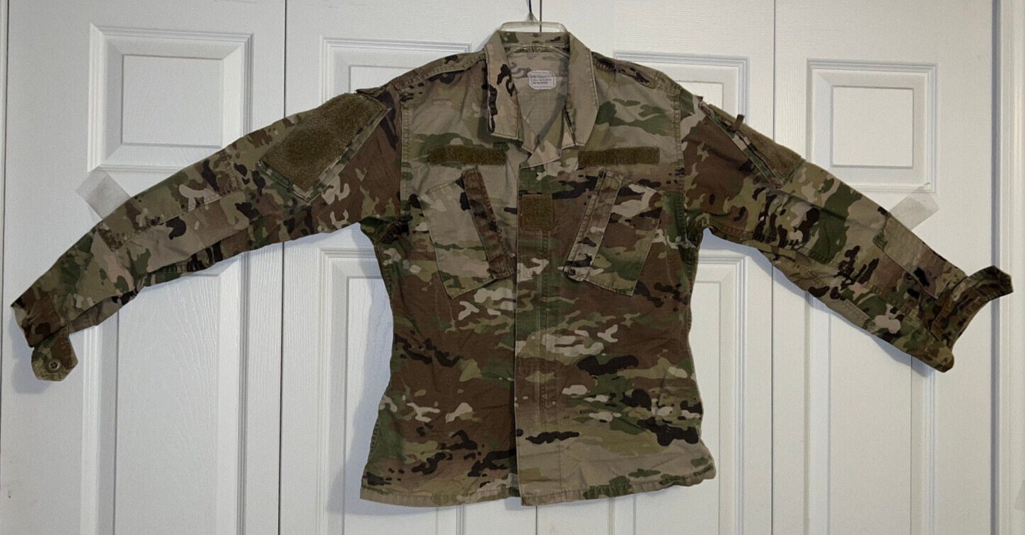 US Army Combat Coat - Uniform Field Jacket - MULTICAM OCP Camo  - SMALL-SHORT