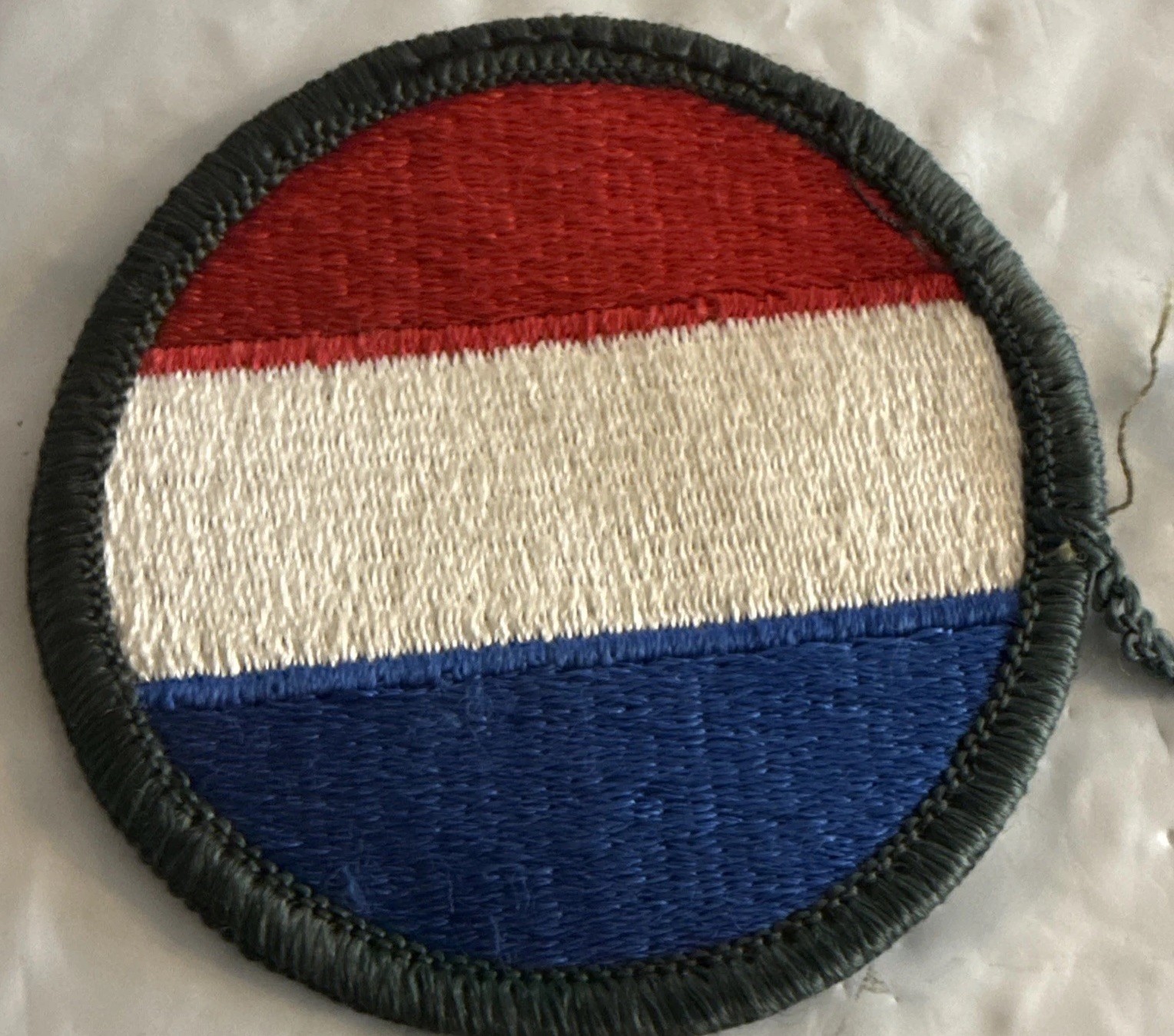 US Army Ground Forces Patch Round Red White Blue INV8622