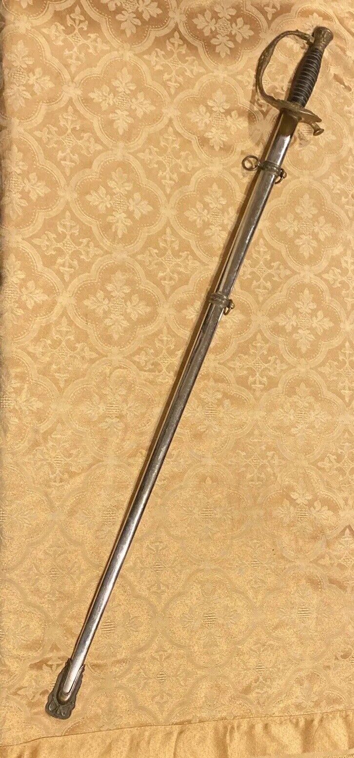 Indian Wars US Army M1860 Staff And Field Officer Sword Etched Blade Rare Maker