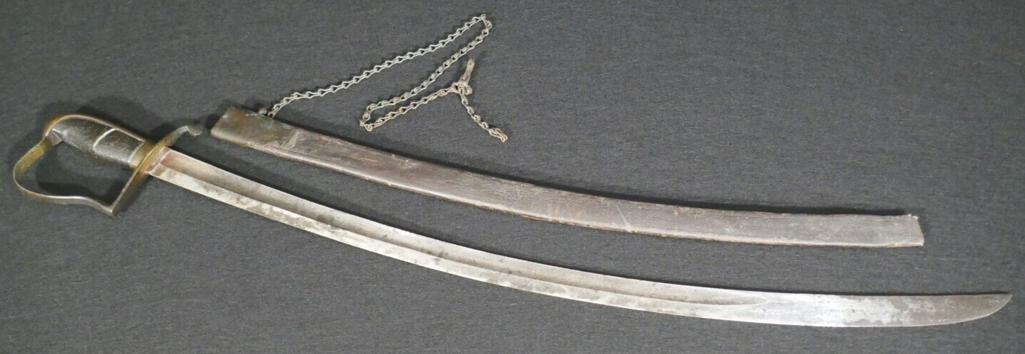 Antique 19th C. Cavalry Saber Sword Import \'P. KNECHT\' Solingen & Partial Hanger