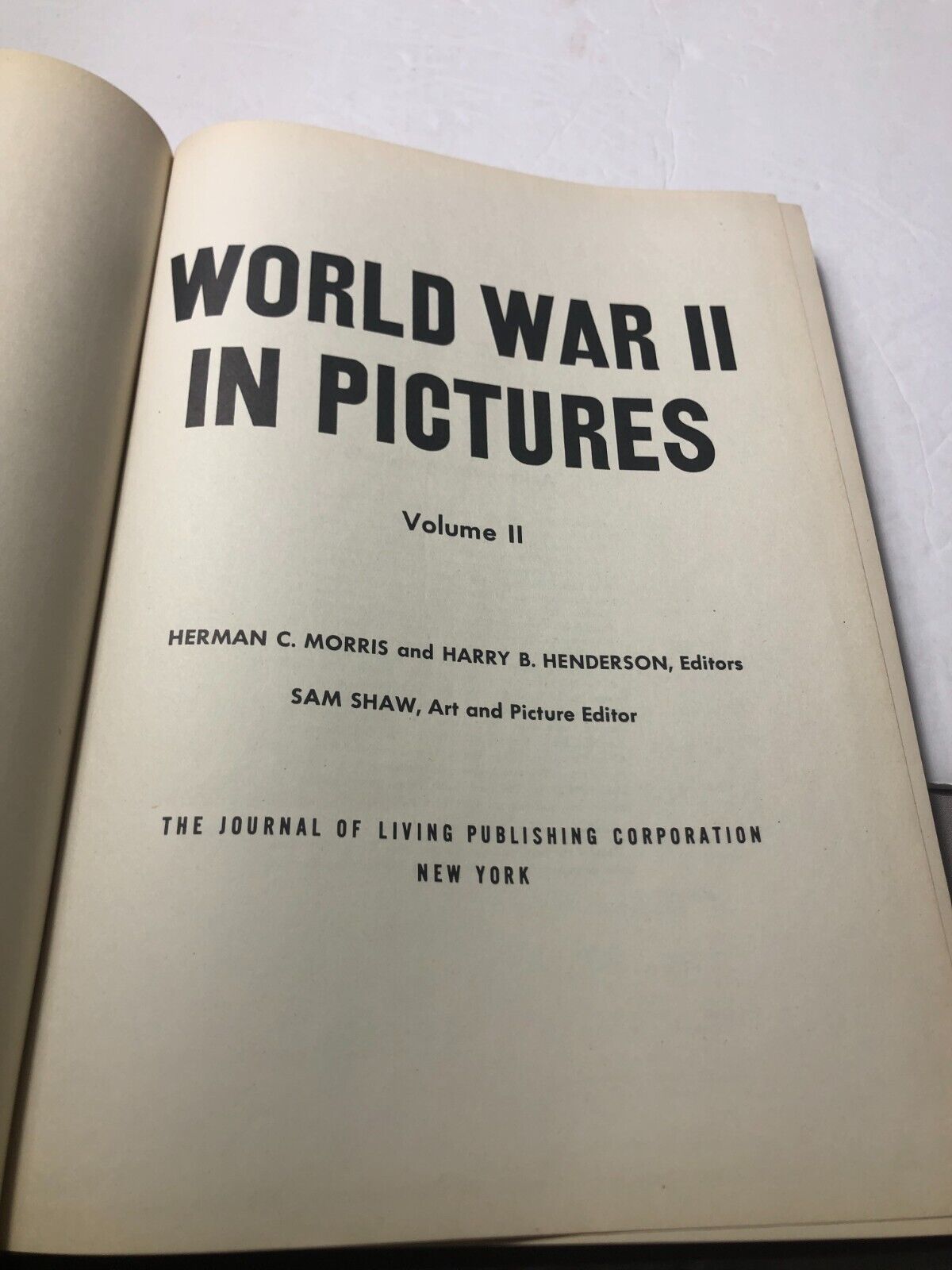 World War II in Pictures, 1945 Book