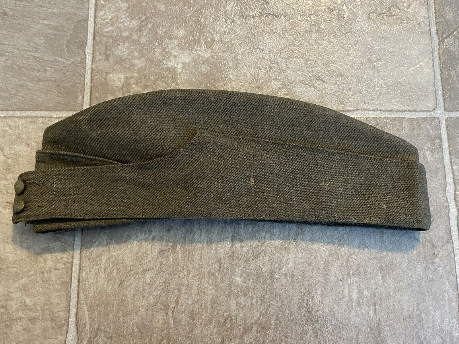 WW2 Canadian 1942 Dated Overseas Side Cap, Size 7 3/4 - British