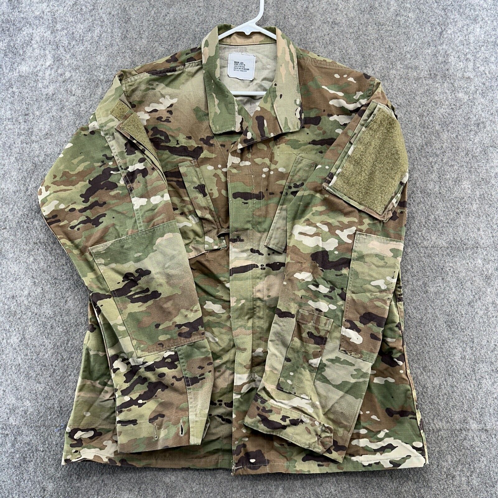 US Army Coat Medium Long Woodland Camo BDU Uniform Military Current OCP
