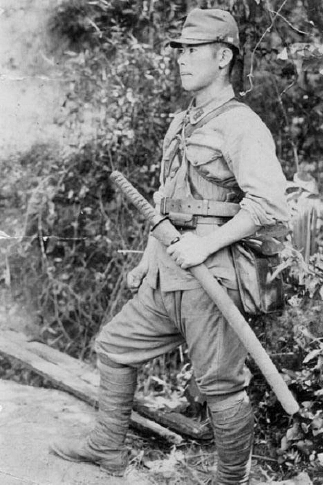 Japanese warrior with sword WW2 Photo Glossy 4*6 in J014