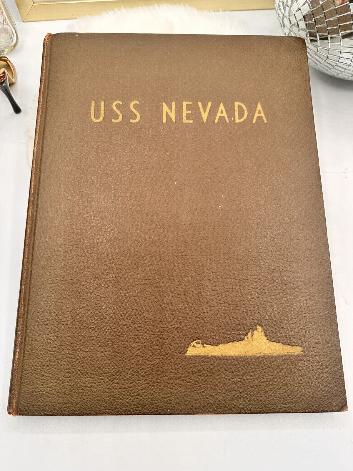 Extremely RARE and Hard to find USS Nevada Battleship World War 2 Cruisebook