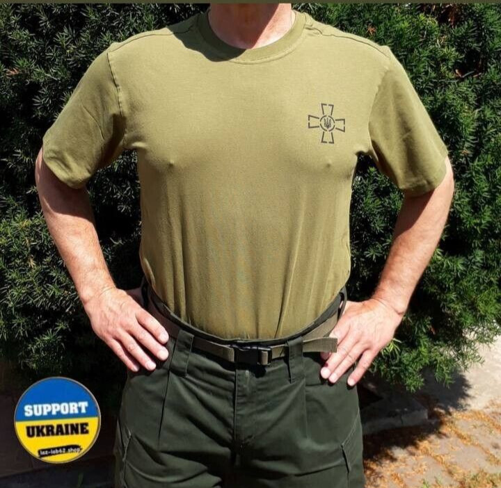 UKRAINIAN ARMY UNIFORM T-SHIRT SIZE 54 L ZSU UKRAINIAN WAR