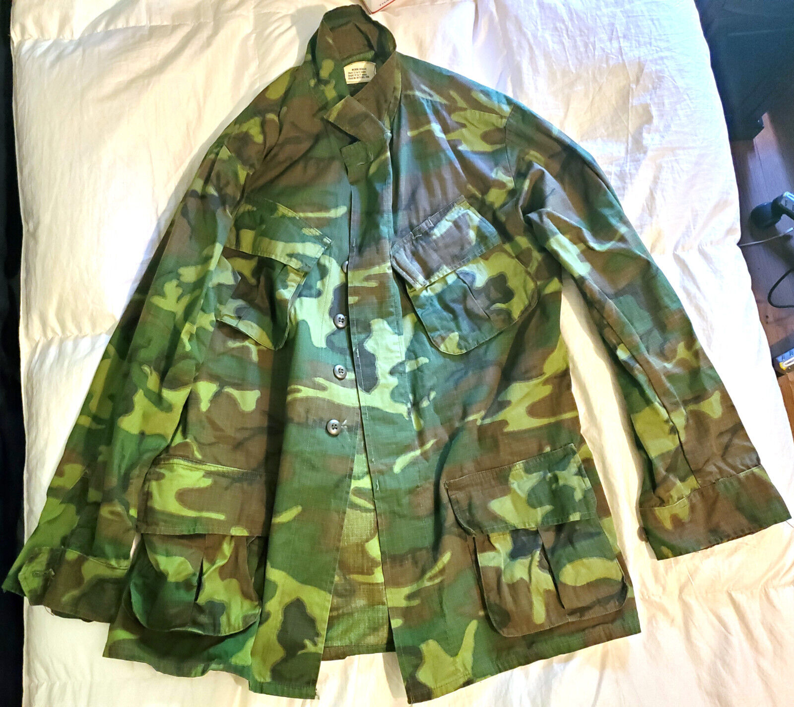 Green Dominant ERDL Jacket - Vietnam Era - Medium Regular