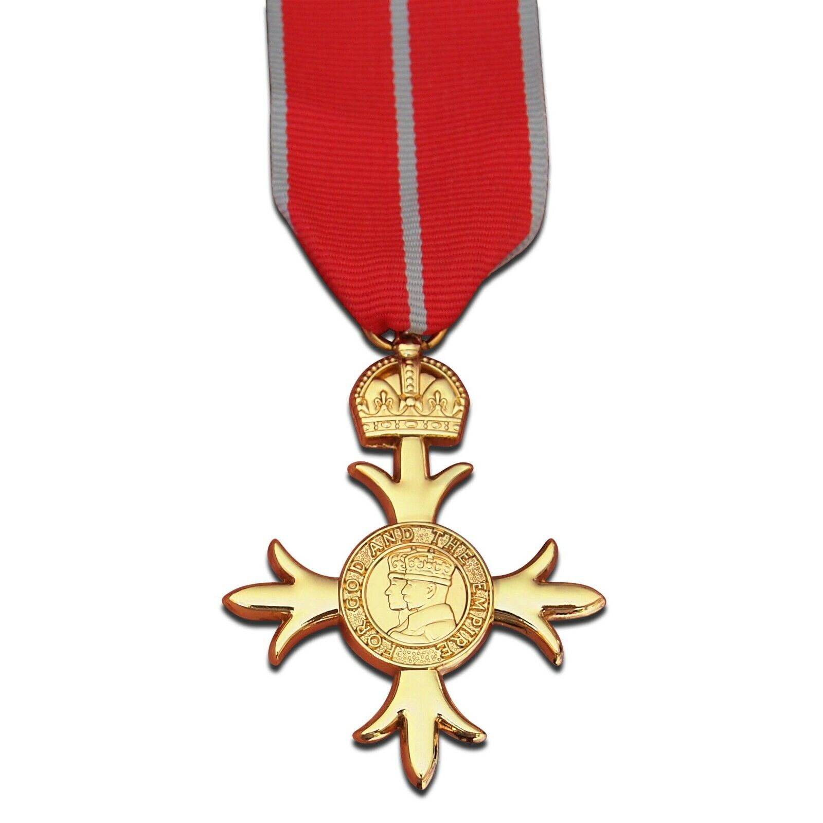 Full Size OBE Medal with Ribbon for Military Officer British Empire Award Copy