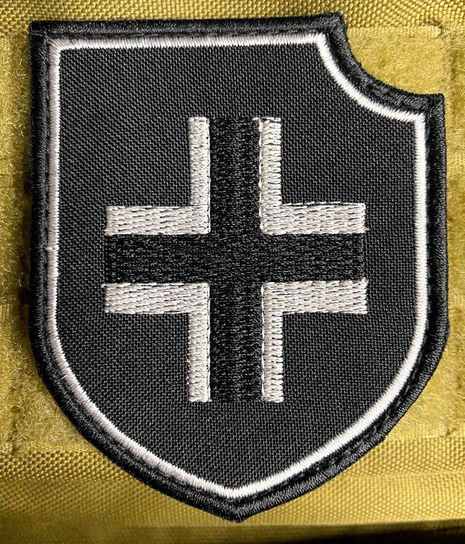 Ukrainian Army Morale Patch Cross of the ZSU - Counteroffensive Badge Hook