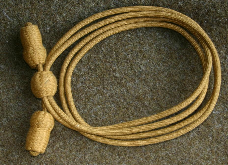Cavalry Hat Cord for Campaign Hat, pre-WWII style