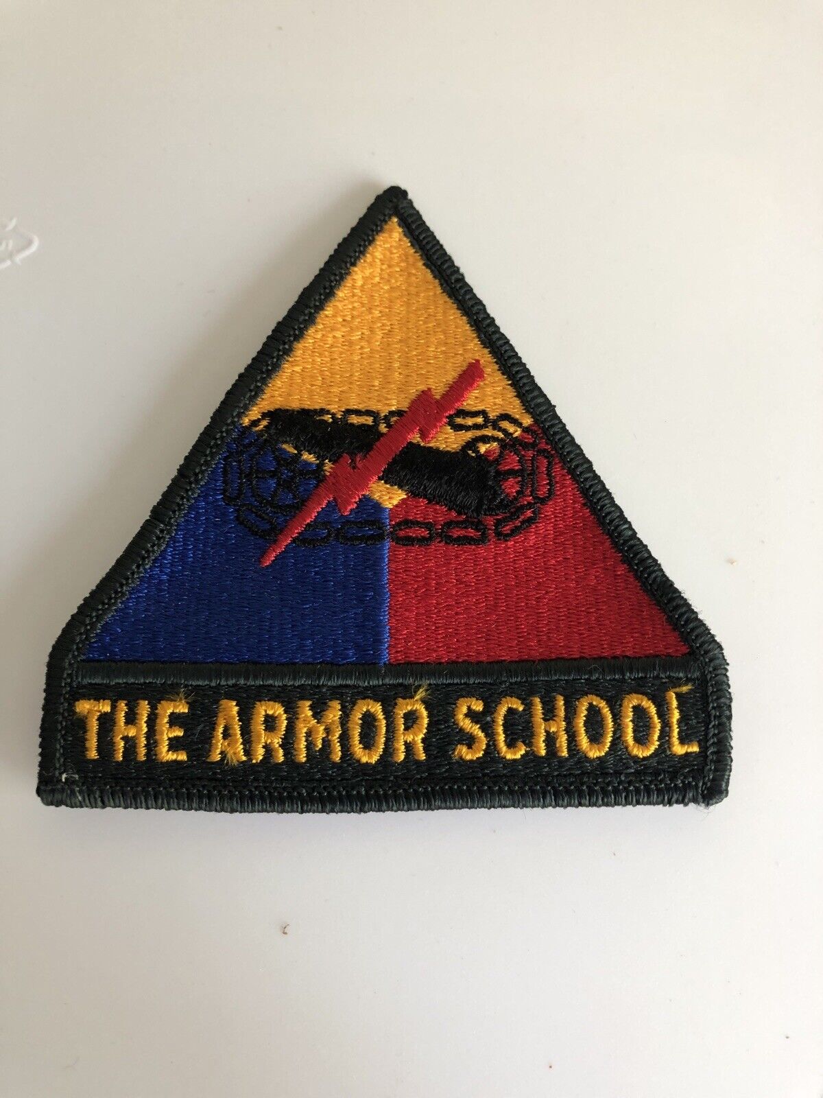 The Armor School U.S. Army Shoulder Patch Insignia