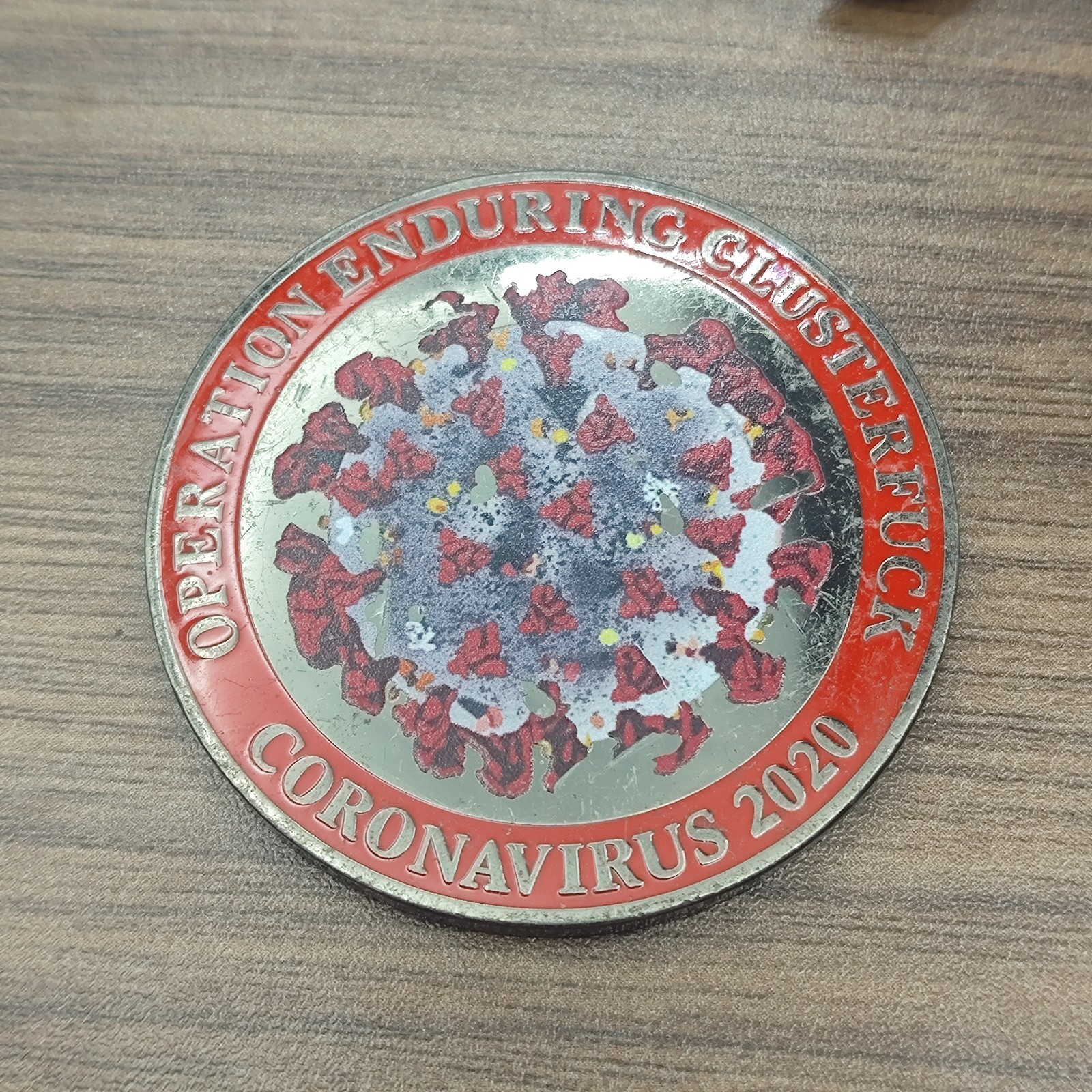 Operation Enduring Clusterfuck Coronavirus 2020 Challenge Coin #2